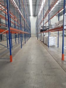 Warehouse cleaning and setup